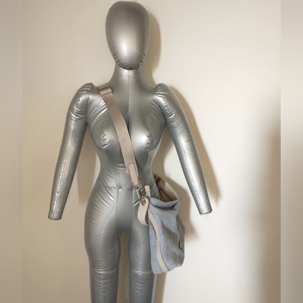 FOSSIL Soft Light Gray Crossbody Bag - Picture 4 of 10